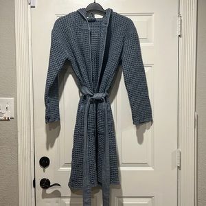 ONSEN Waffle Weave Organic Cotton Robe size S